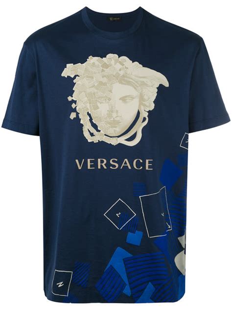 versace domino t shirt|Versace logo.